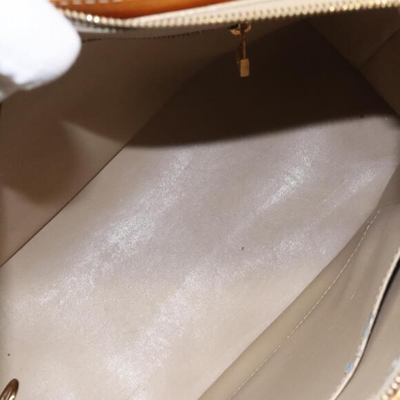 LOUIS VUITTON Monogram Vernis Houston Hand Bag Beige M91004 - Picture 11 of 16
